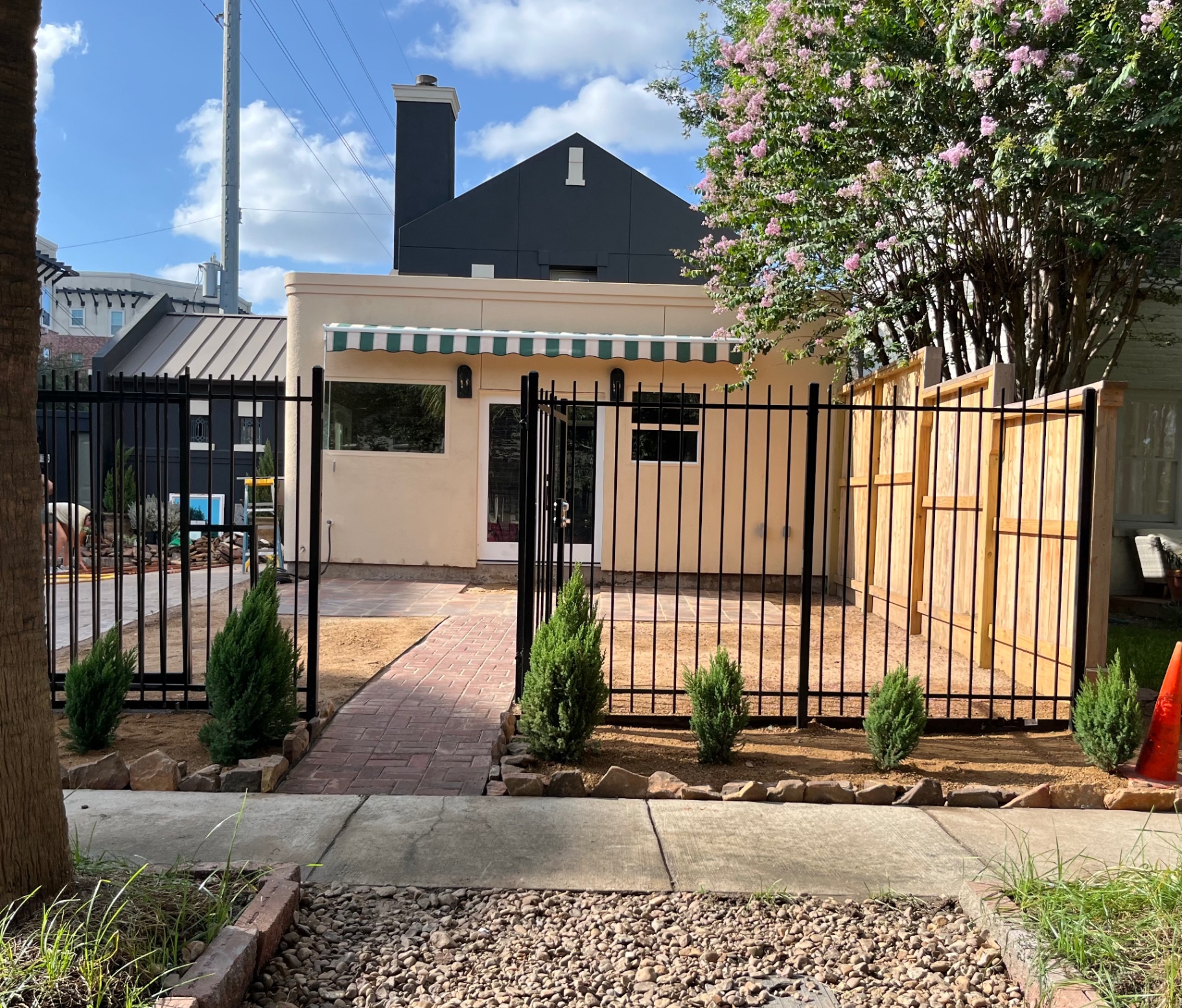 After — finished landscape and hardscape